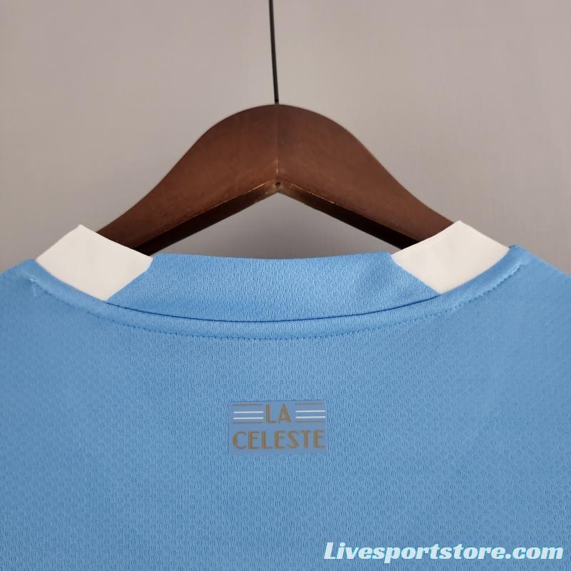 2022 Uruguay Home Soccer Jersey