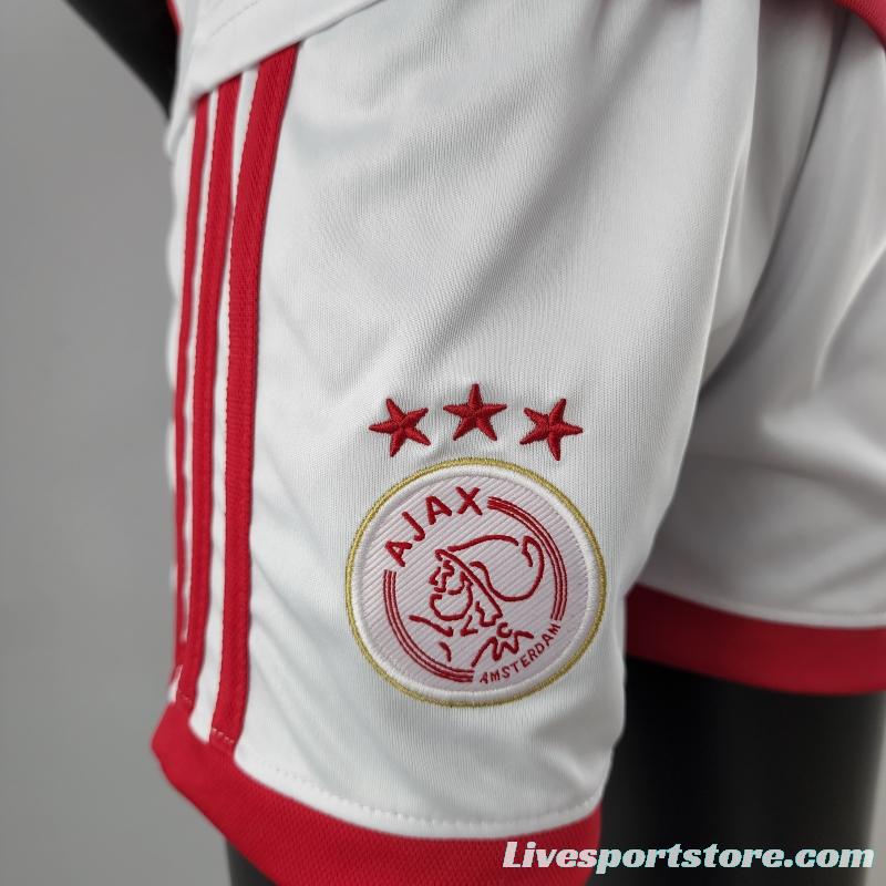 22/23 Kids Kit Ajax Home Size：16-28 Soccer Jersey