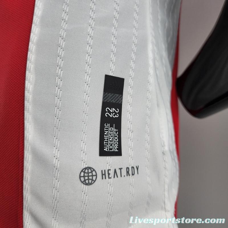 Player Version 22/23 Ajax Home Soccer Jersey