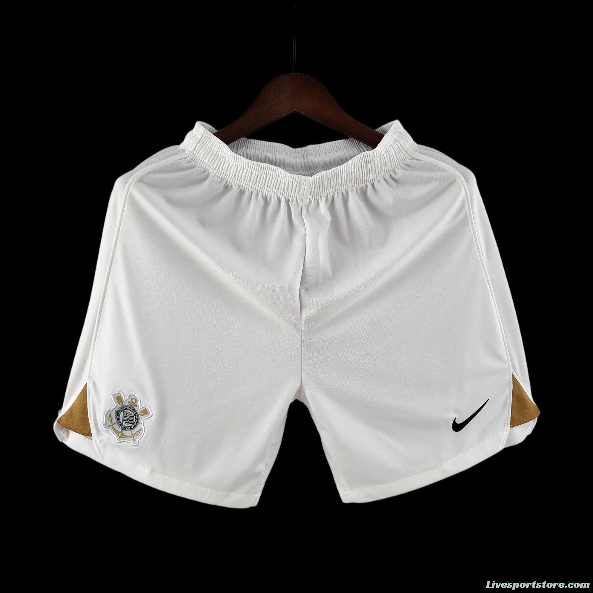 22/23 Corinthians White Shorts