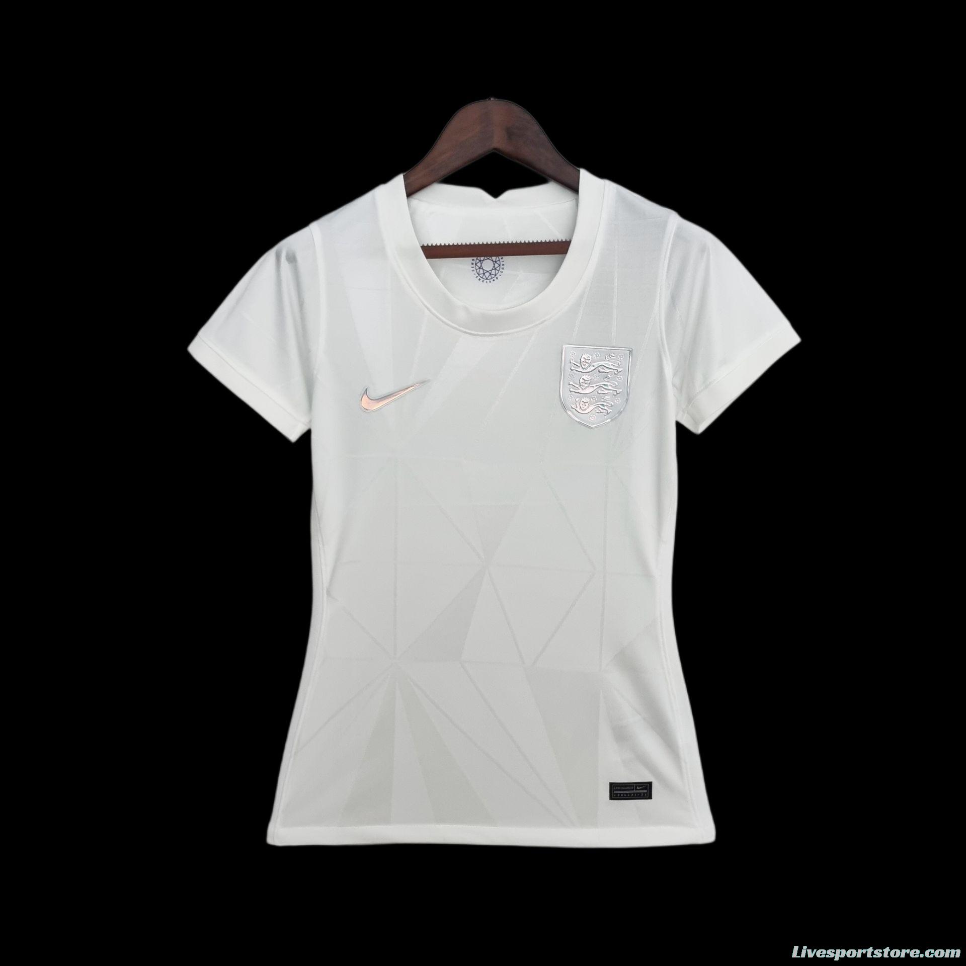 2022 Woman England Home Soccer Jersey