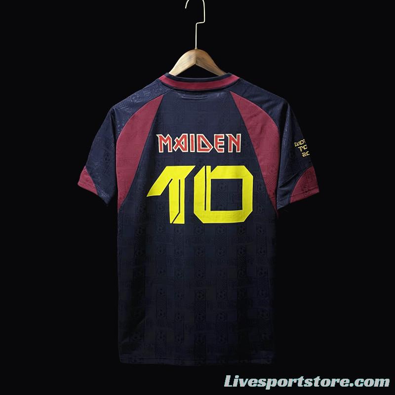 Retro 2010 West Ham Iron Maiden Home Soccer Jersey