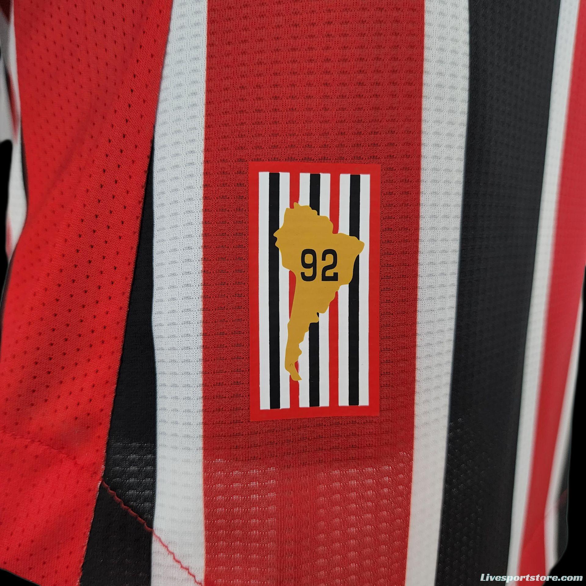 Player Version 22/23 Sao Paulo Away Soccer Jersey