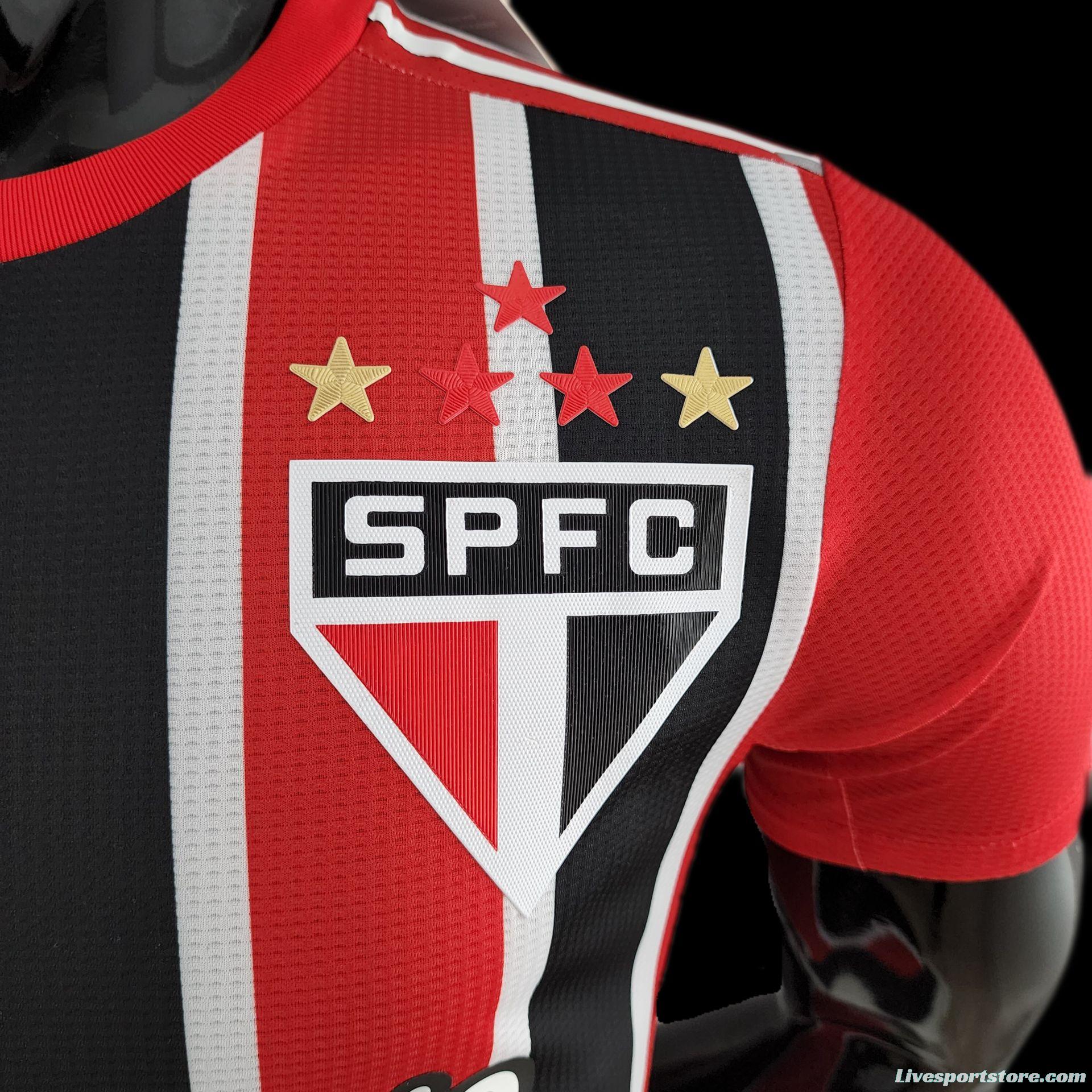 Player Version 22/23 Sao Paulo Away Soccer Jersey