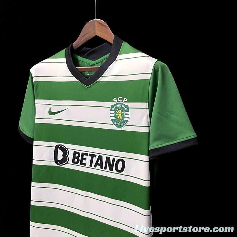 22/23 Sporting CP home Soccer Jersey