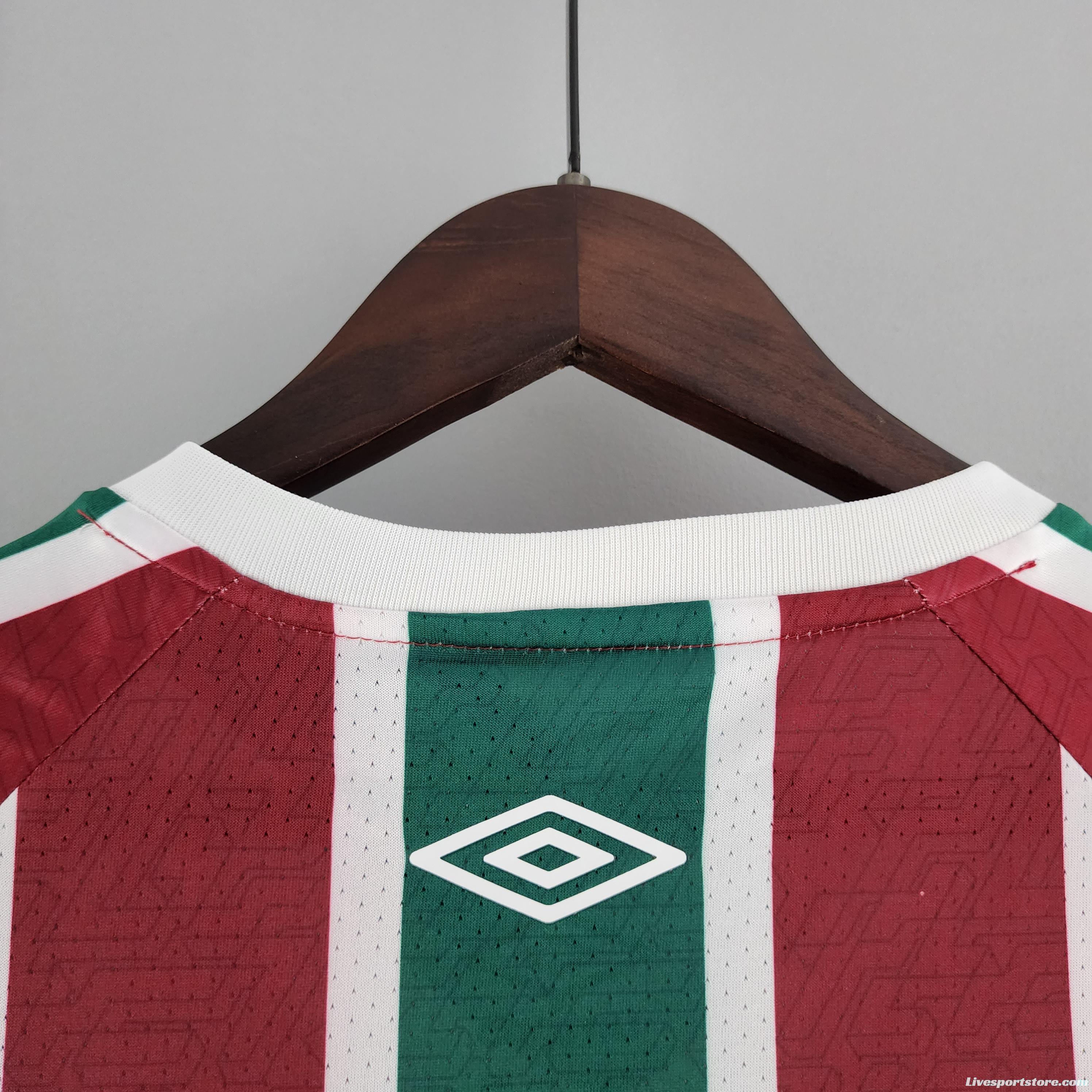 2022 Woman Fluminense Home Soccer Jersey