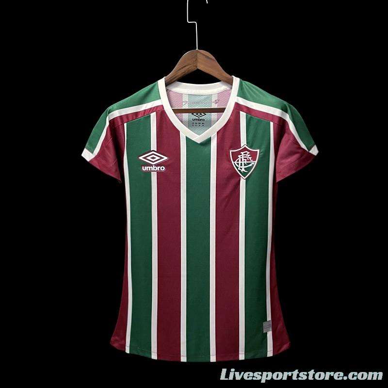 22/23 Fluminense Home Woman Soccer Jersey