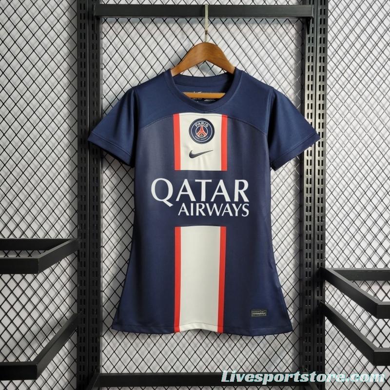 22/23 Women's PSG Paris Home Soccer Jersey