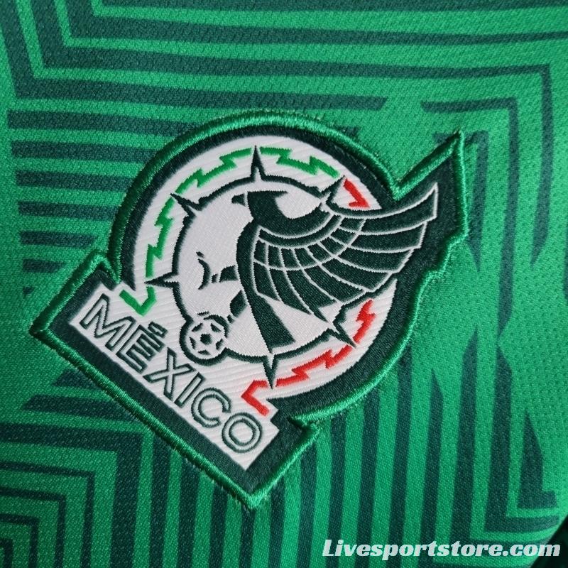 2022 Women's Mexico Home Soccer Jersey