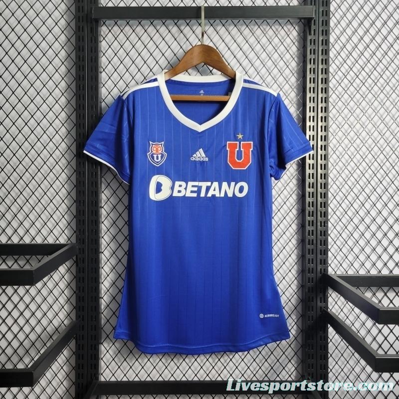 2022 Universidad De Chile Home Soccer Jersey