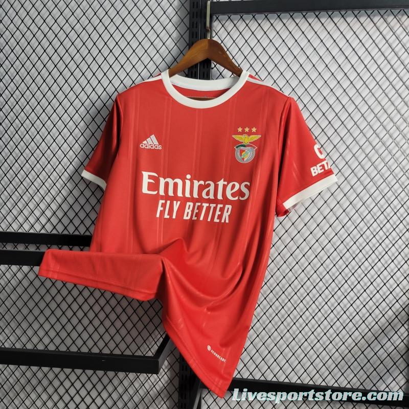 22/23 Benfica Home Soccer Jersey