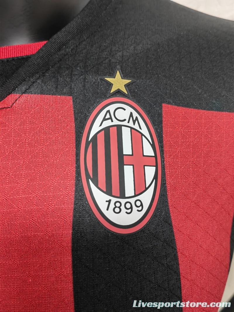 Player Version 22/23 AC Milan Home Soccer Jersey