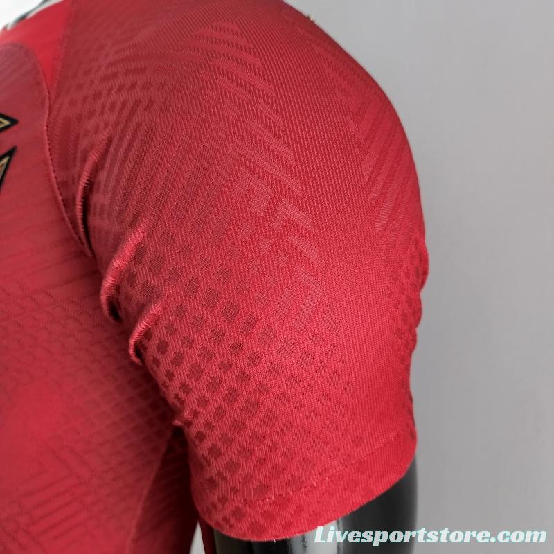 Player Version 2022 Portugal Home Soccer Jersey