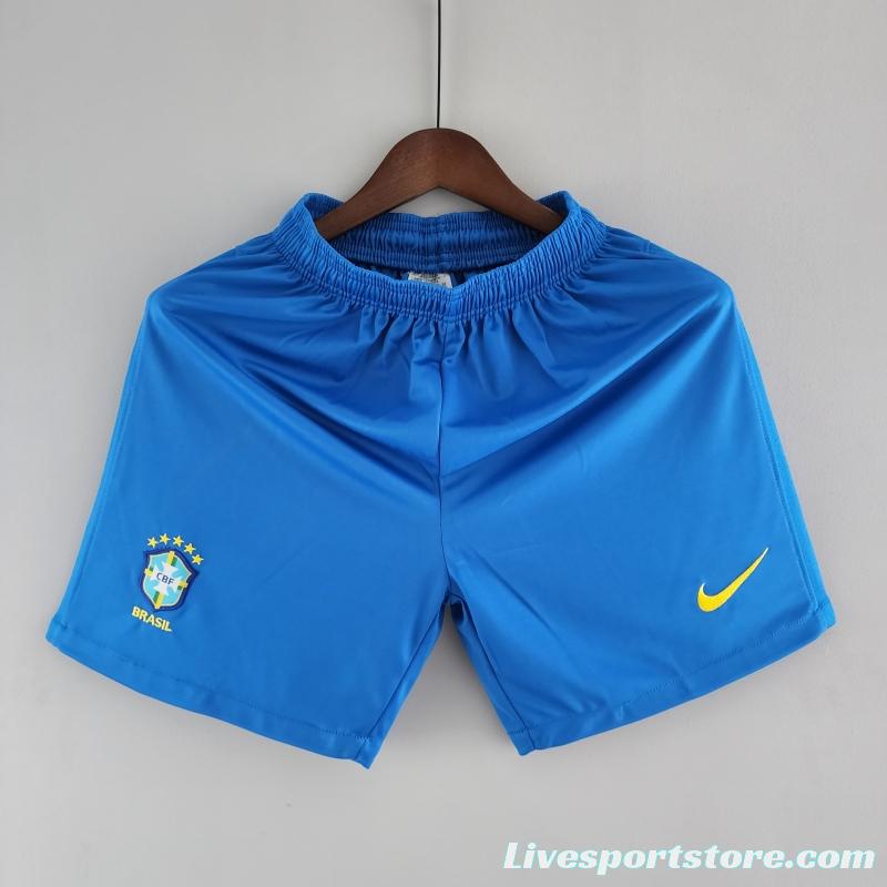 2022 Brazil Shorts Blue