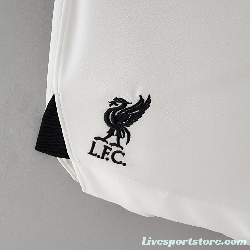 22/23 Liverpool Shorts White