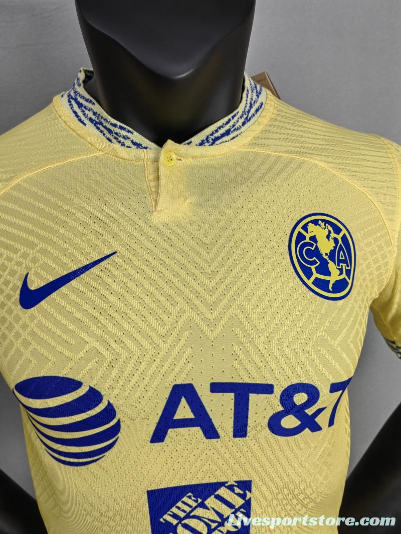 Player Version 22/23 Club America Home Soccer Jersey