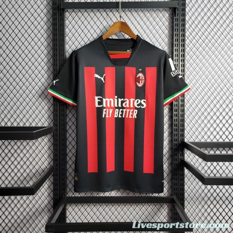 22/23 AC Milan Home Soccer Jersey