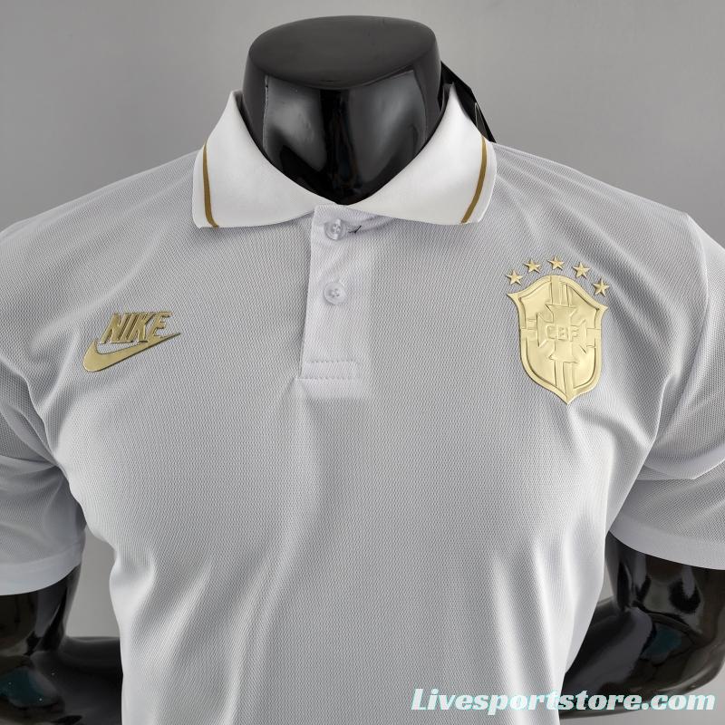 2022 POLO Brazil White Jersey