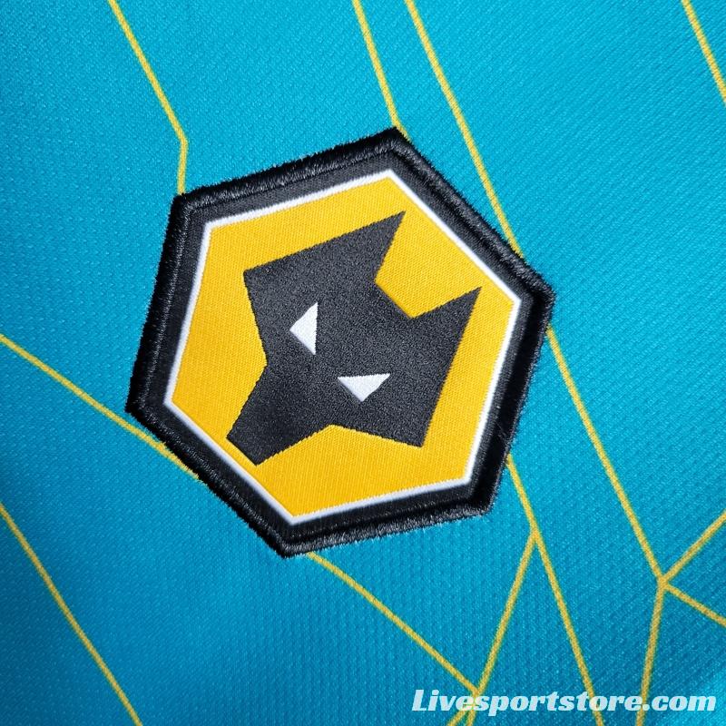 22/23 Wolverhampton Wanderers Away Soccer Jersey