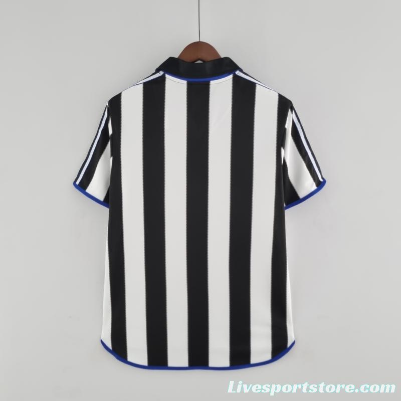 Retro 00/01 Newcastle United Home Soccer Jersey