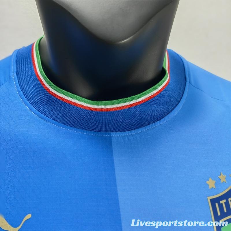 Player Version Italy Home Jersey