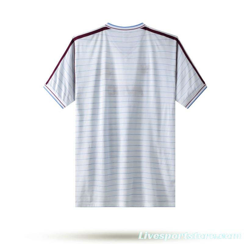 Retro 86/87 West Ham United Away White Jersey