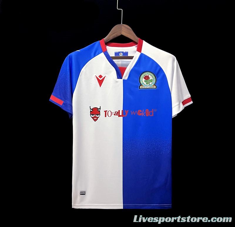 22/23 Blackburn Rovers Home Soccer Jersey