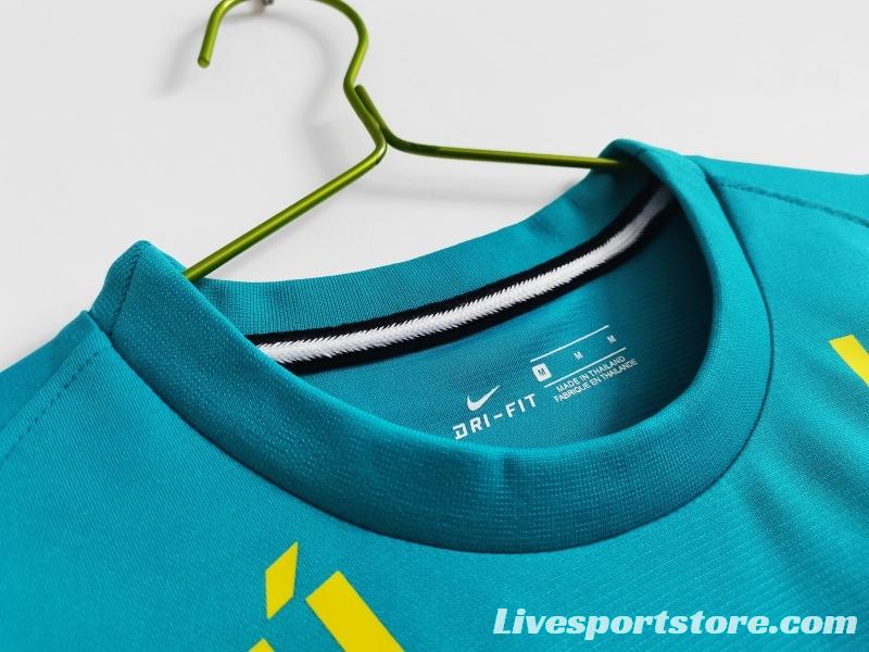 Retro 2021 Brazil Blue Training Jersey