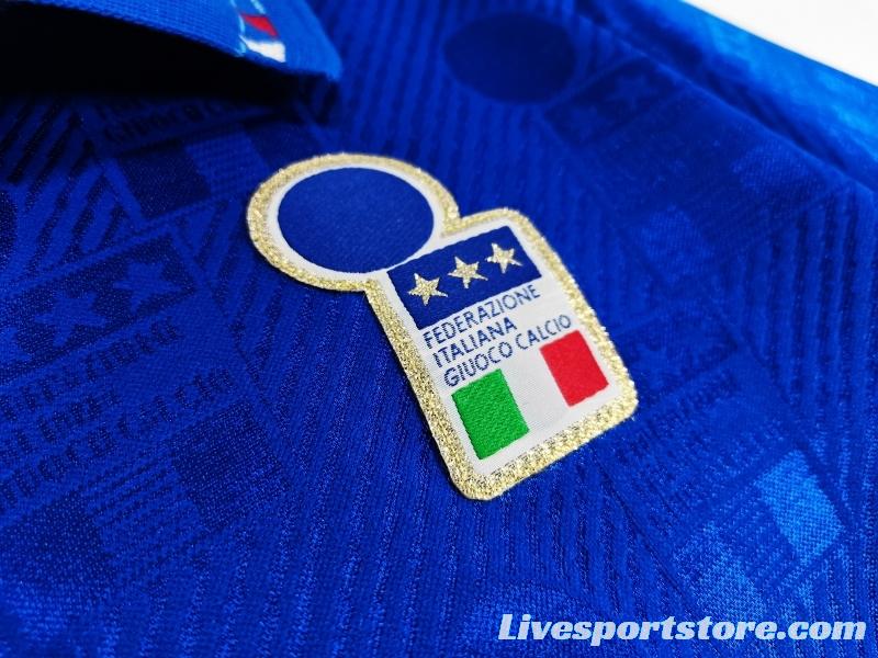 Retro 1994 Italy Home Soccer Jersey