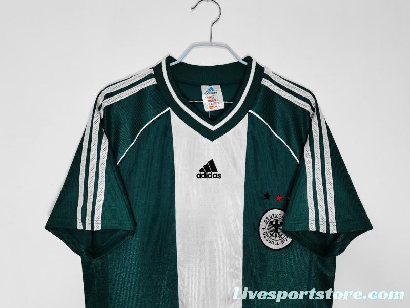 Retro 1998 Germany Away Soccer Jersey