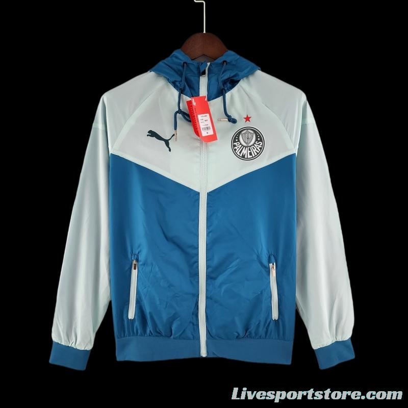 22/23 Palmeiras Windbreaker Blue