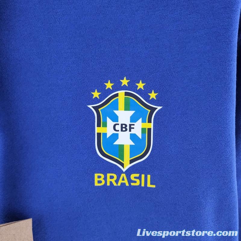 2022 Brazil Hoodie Blue