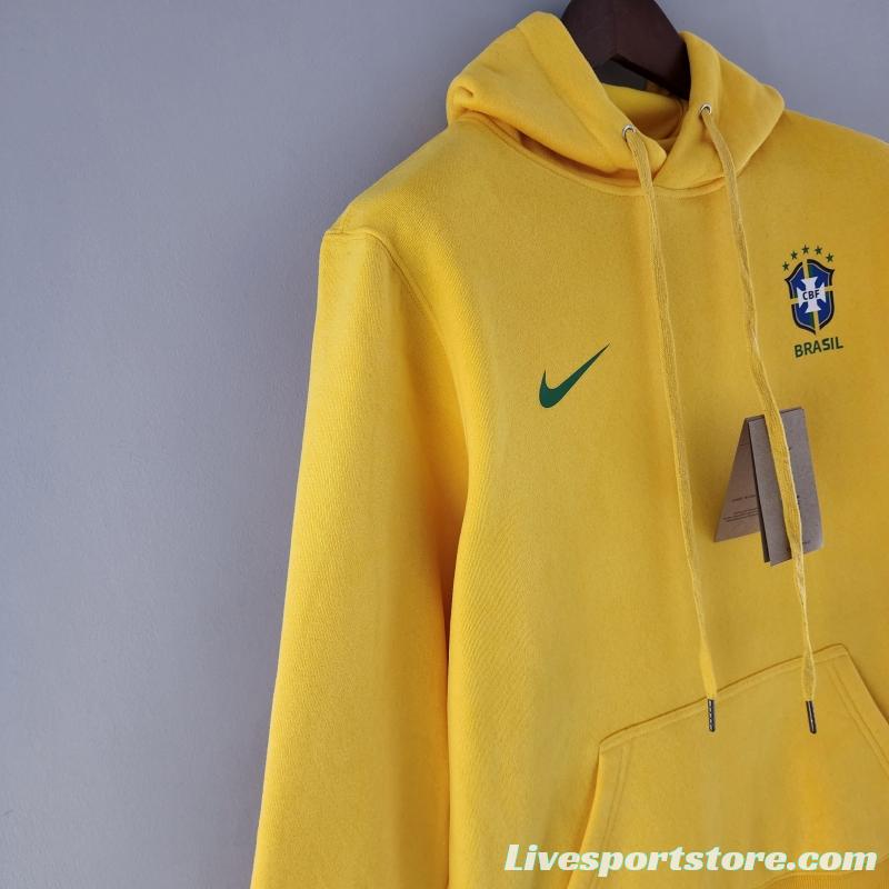 2022 Brazil Hoodie Yellow