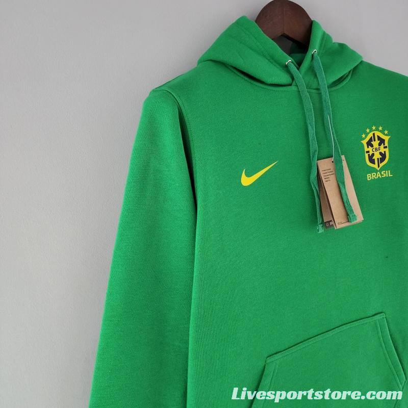 2022 Brazil Hoodie Green