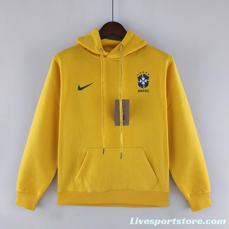 2022 Brazil Hoodie Yellow