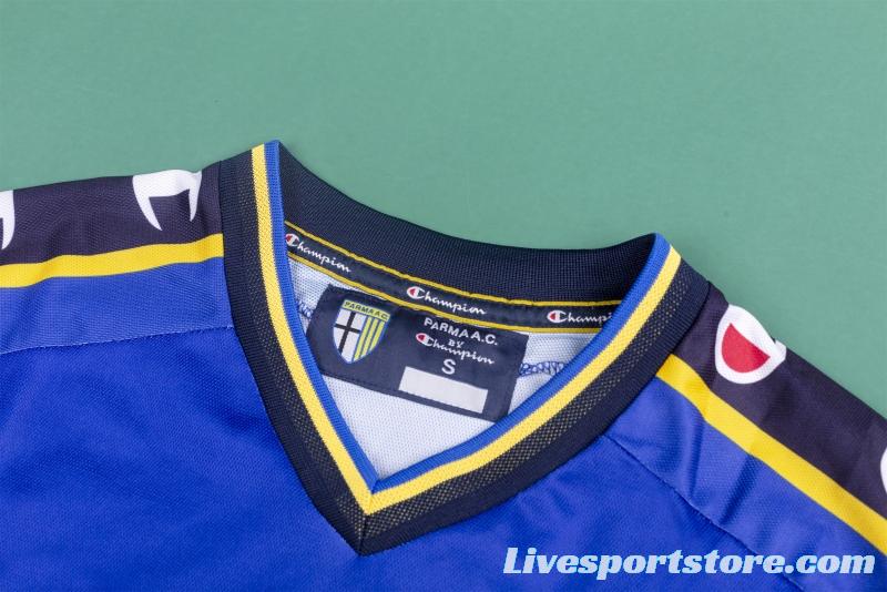 RETRO 01/02 Parma Home Soccer Jersey