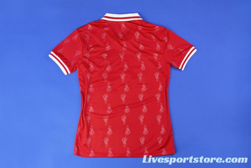 Retro 96/98 Liverpool Home Soccer Jersey