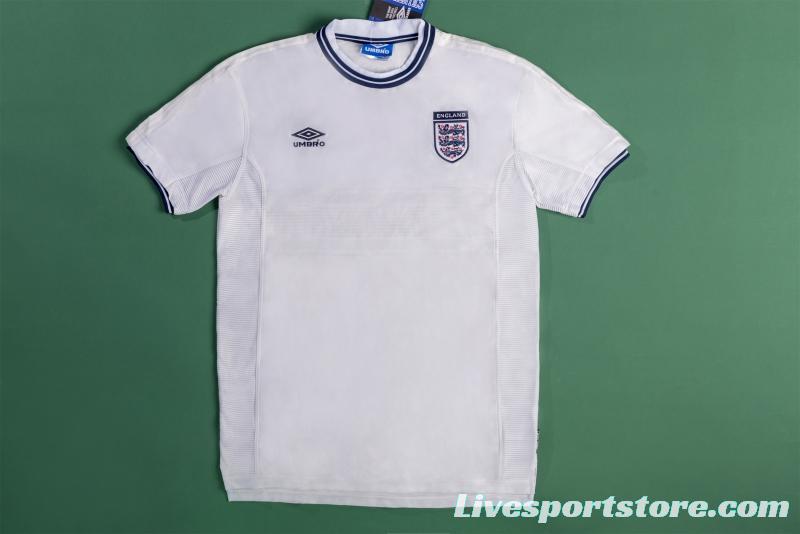 Retro 2000 England Home Soccer Jersey