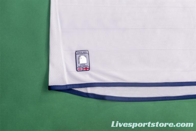 Retro 2004 England Home Soccer Jersey