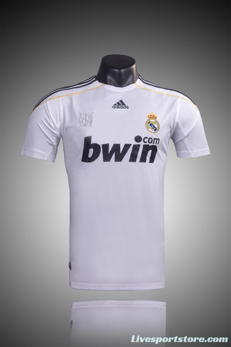 RETRO 09/10 Real Madrid Home Soccer Jersey