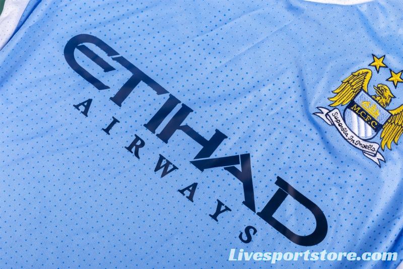 RETRO 11/12 Manchester City Home Soccer Jersey