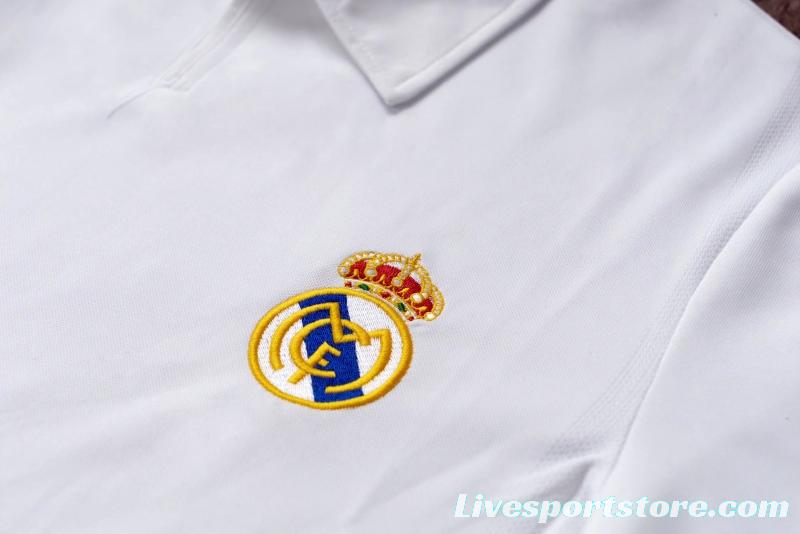 RETRO 01/02 Real Madrid Home Champion League Jersey (No Sponsor)