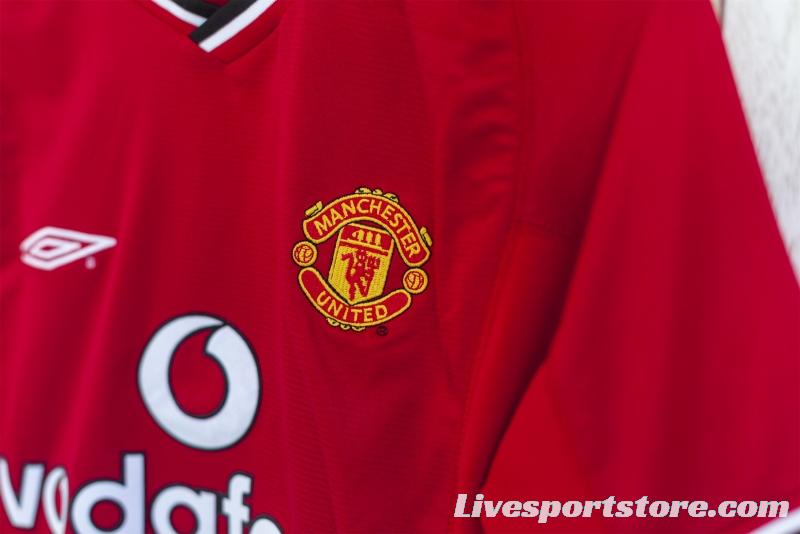 RETRO 00/02 Manchester United Home Soccer Jersey