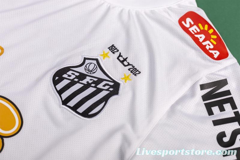 RETRO 12/13 Santos Home Soccer Jersey