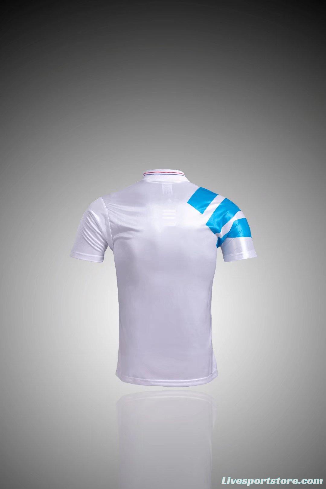 RETRO 92/93 Marseille Home Soccer Jersey