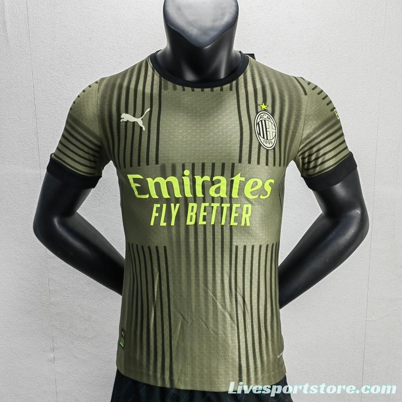 Player Version 22/23 AC Milan Third Soccer Jersey