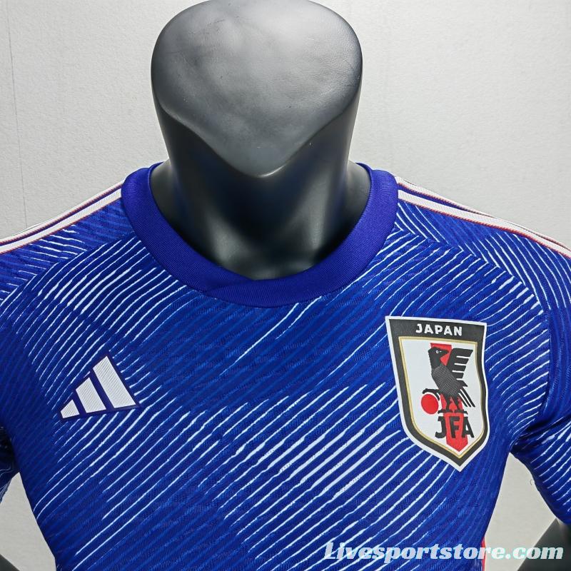 Player Version 2022 Japan Home Soccer Jersey