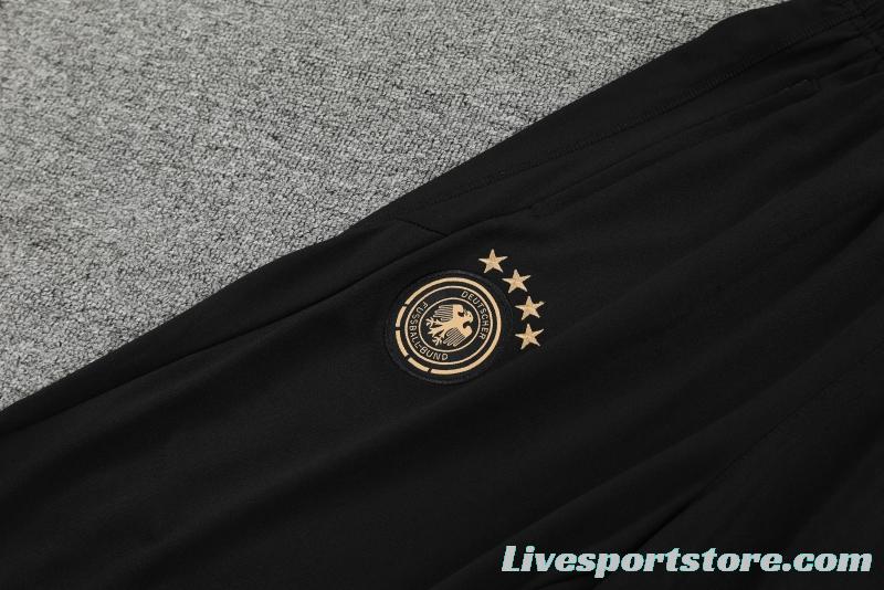 2022 Germany Khaki Half Zipper Tracksuit