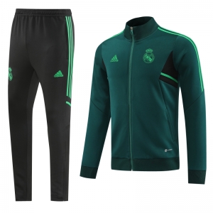 2022 Mexico Deep Green Full Zipper Tracksuit