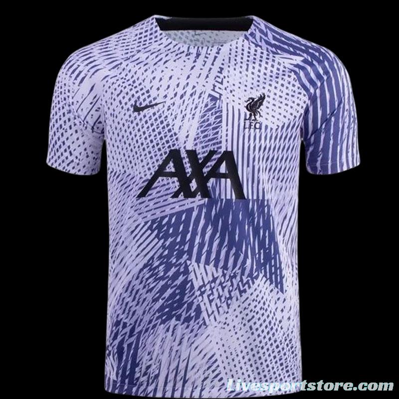 22/23 Liverpool Purple Pre-Match Jersey